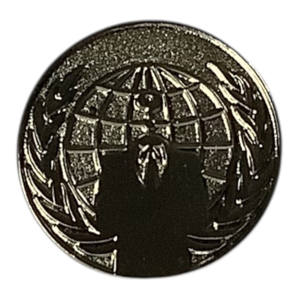 Anonymous Symbol Internet Meme‎ Lapel Pin Unisex Sliver Tone 1"